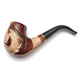 Pear Wood Hand Carved Tobacco Smoking Pipe 