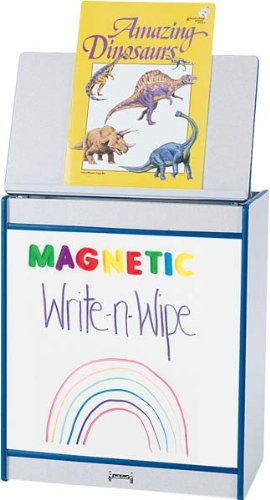 See Jonti-Craft 0543JCMG180 Magnetic Write-n-Wipe Big Book Easel, Black Banding