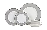 Thomas O'Brien Marielle Platinum 5 Piece Bone China Place Setting