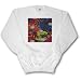 Lee Hiller Designs 70s Retro Print - Retro 70s Disco Dancers and Mirror Ball - Sweatshirts
