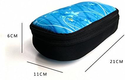 Vallcent Spongebob Pattern USB Drive Organizer Electronics Accessories Case Shuttle with Cable Tie / Hard Drive Bag / Mouse Bag Case