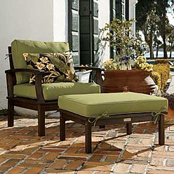 Espresso Eucalyptus Deep Seating Sofa