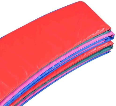Multi Colored Round Trampoline Safety Pad 12' with Tie Downs