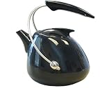 Review Calypso Basics 35100 / Calypso Basics 2 Quart Enamel-on-Steel Teakettle, Black