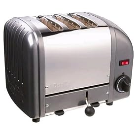 Dualit 3 Slice Combi Toaster Metallic Charcoal 31209