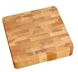J.K. Adams CNK-1616-N 16-Inch Square-Shaped Maple End-Grain Chunk Board