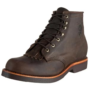 Chippewa Mens 6 Rugged Handcrafted Lace-Up Boot by Chippewa