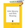Bible Mystery and Bible Meaning