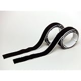 【超強力マジックテープ】黒 幅25mm×1Mオスメスセット強粘着裏糊付【業務用】【おすすめ人気商品】ベルクロ/面ファスナー