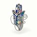 Large Blue Hamsa Pin from the Artazia Collection #611XBL JP MP OP