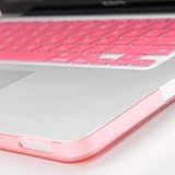 gmyle pink crystal hard shell case skin for macbook pro 13 inches 13 with pink protective keyboard cover