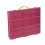 Romanoff Toy Car Case, Red Base with Clear Lid