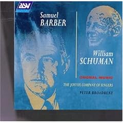 "Barber; Schumann: Chormusik"