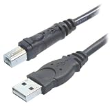 10-Foot Belkin USB A to B Cable for Epson Perfection Scanner V300, V500, V700, V30, 4490
