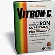 Vitron - C High Potency Iron Supplement Coated Tablets - 60 Tablets