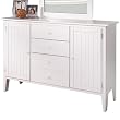 Country Lane Dresser with Doors - Vintage White