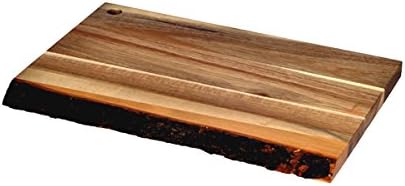 Pacific Merchants Acaciaware Rustic Serving and Cutting Board, 12 Inches by 8 Inches by 1 Inch