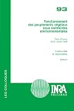 Fonctionnement des peuplements v�g�taux sous contraintes environnementales