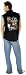 Ultimate Cycle American By Birth/Biker By Choice Frayed Woven Shirt Black Medium