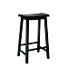 Powell "Antique Black" with Sand Through Terra Cotta Bar Stool, 29" Seat Height