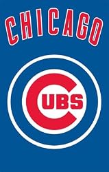 Chicago Cubs Applique Embroidered Banner Flag 44"x28" MLB Baseball Fan Shop Sports Team Merchandise