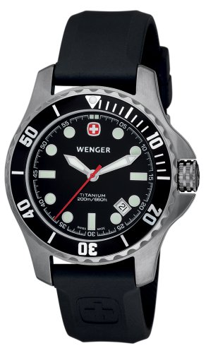 Wenger Men's Battalion Diver Titanium Watch 72349