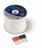Belkin Blue Series PureAV 18-Gauge Speaker Cable & Pins 30m, White
