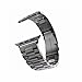 HCcolo Apple Watch Band, HCE Stainless Steel Link Bracelet, Sport Bands for iWatch All Models, Double Button Folding Clasp - 42mm - Black
