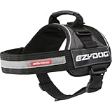 EzyDog Convert Trail-Ready Dog Harness, Medium, Charcoal