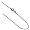 Sterling Silver 1 MM Italian Curb Chain in Sizes 7 