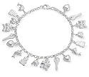Silver 18 Charm Belcher 7.5" Bracelet