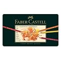 A.W. Faber-Castell Polychromos Artists Metal Tin of 60 Colored Pencils