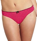 Betsey Johnson Women's Bubble Mesh Lo-Rise Thong,Layla Rose,Medium