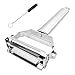 WinArrow 6.3inch Ergonomically Designed Ultra Sharp Stainless Steel Dual Julienne and Vegetable Peeler with Cleaning Brush / Dishwasher Safe