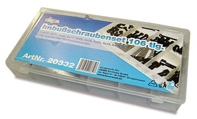 DEMA Inbusschraubenset 106 tlg.