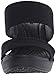 crocs Women's Leigh II 2-Strap Wedge, Black/Black, 9 M US