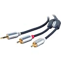 Belkin PureAV Miniplug to RCA Y Audio Cable (7 Feet)