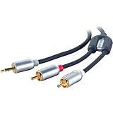 Belkin PureAV Miniplug to RCA Y Audio Cable (7 Feet)