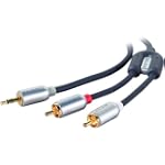 SAVE $8.3 - Belkin PureAV Miniplug to RCA Y Audio Cable (7 Feet) $11.69