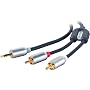 Belkin PureAV Miniplug to RCA Y Audio Cable (7 Feet)