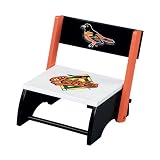 Product details for Guidecraft G11606 Baltimore Orioles Flip-Up Step-Up Stool