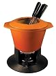 Le Creuset Cast Iron Gourmand Fondue Set, Volcanic