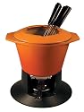 Le Creuset Cast Iron Gourmand Fondue Set, Volcanic