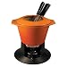 Le Creuset Cast Iron Gourmand Fondue Set, Volcanic