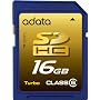 A-DATA 16GB Turbo Secure Digital High Capacity (SDHC) Class 6 Memory Card - Retail Package