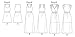McCall Pattern Company M6744 Misses' Dresses Sewing Template, Size Y (XSM-SML-MED)