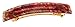 France Luxe Classic Rectangle Barrette - Splash Garden
