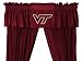 NCAA Virginia Tech Hokies 5pc Jersey Curtains and Valance Set