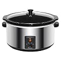 Elite Gourmet 8.5-qt. Oval Slow Cooker - Stainless Steel (MST800V)