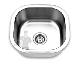 Undermount Stainless Steel Kitchen Bar Sink 16 Gauge
